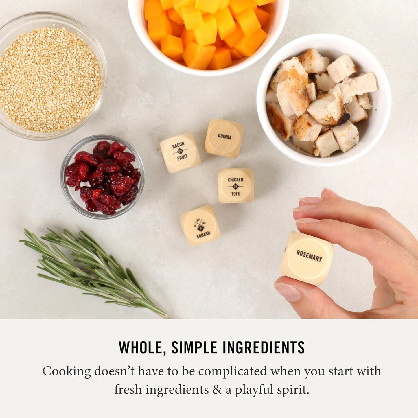 Foodie Dice - Inspiration for Seasonal Dinners / New Edition