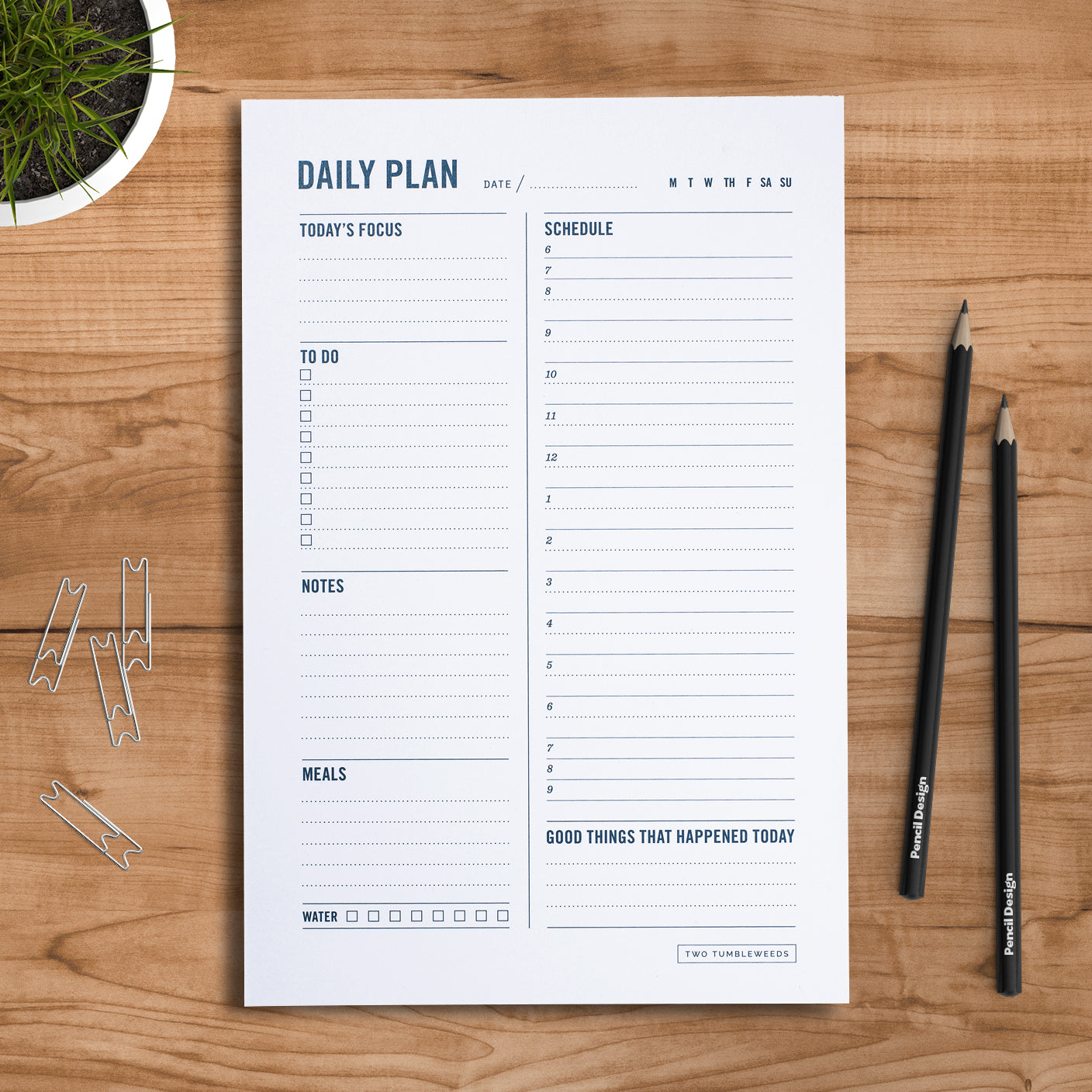 Censen 6 Pack To Do List Notepad Daily Planner Notepad To Do Notebook