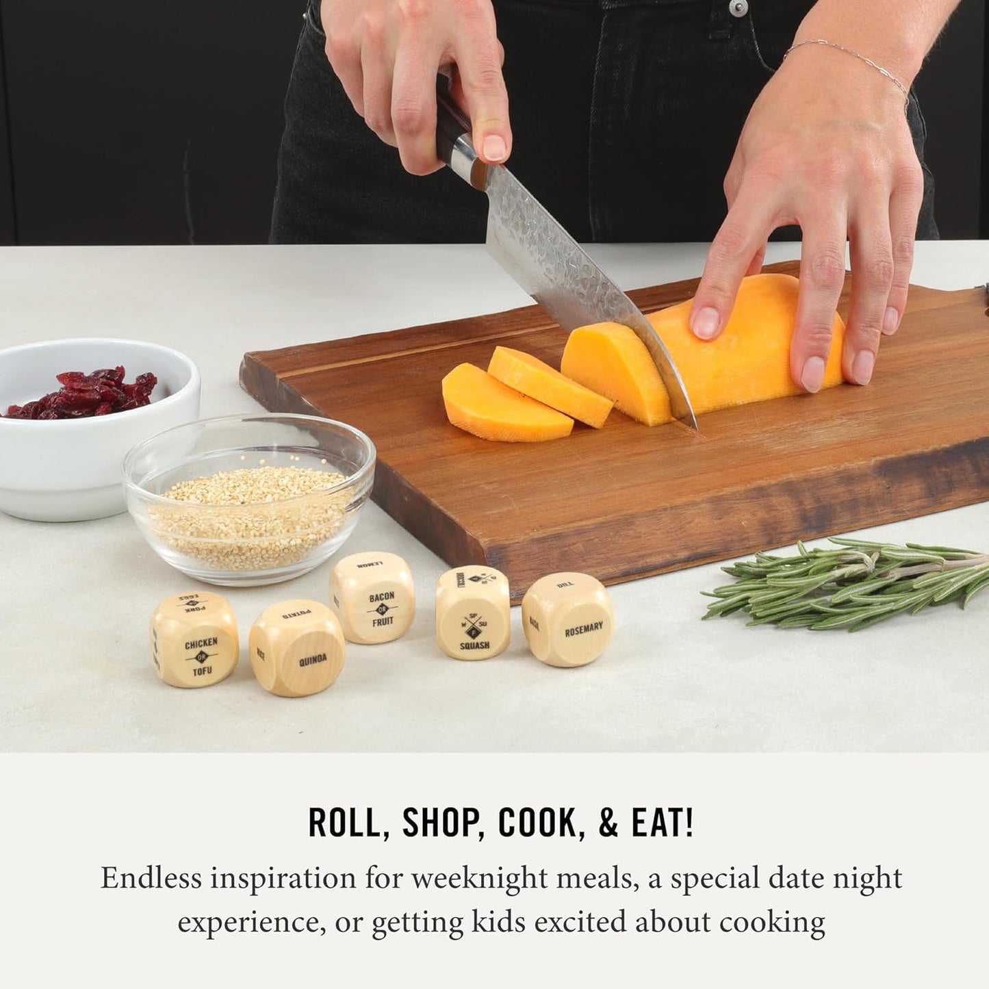 Foodie Dice - Inspiration for Seasonal Dinners / New Edition
