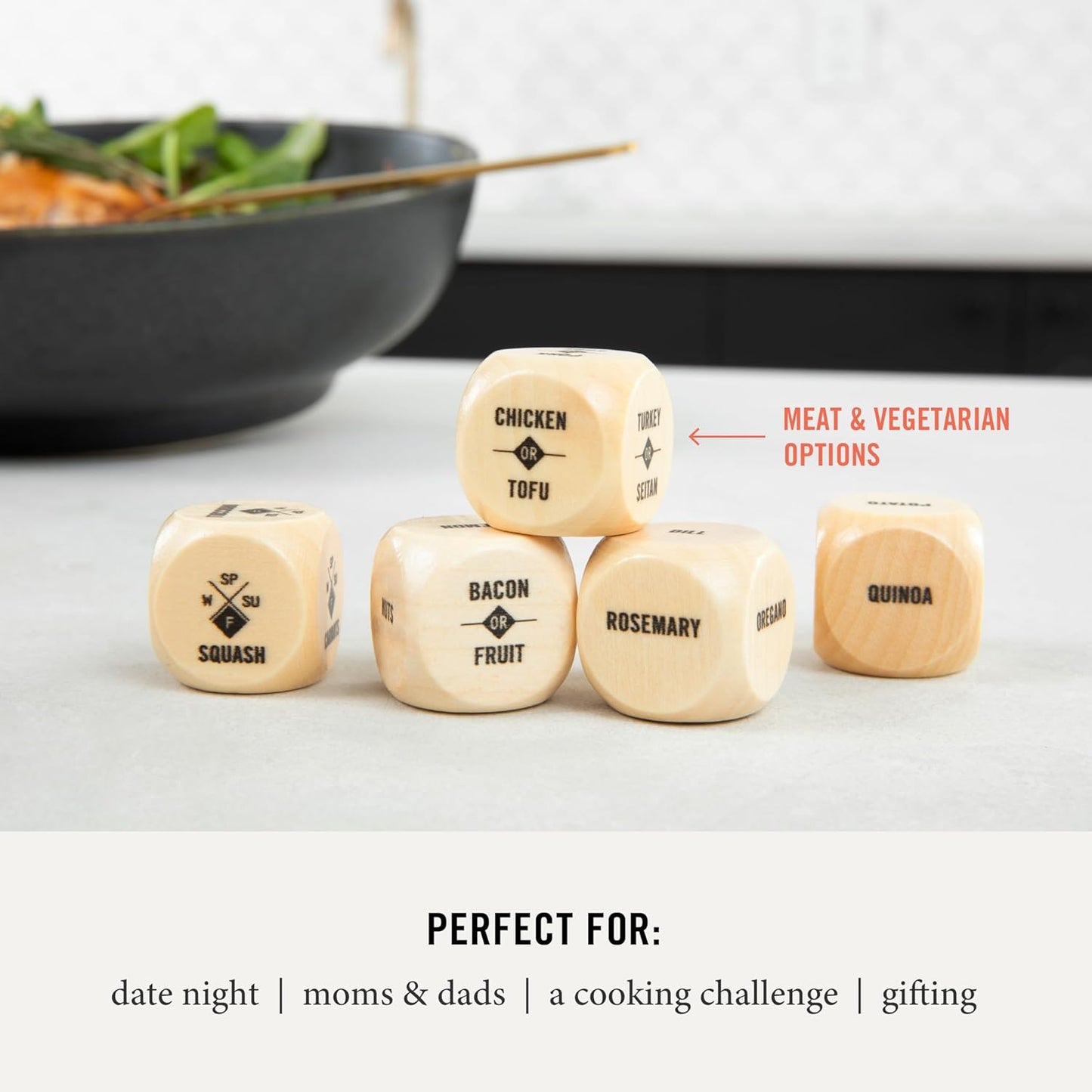 Foodie Dice - Inspiration for Seasonal Dinners / New Edition