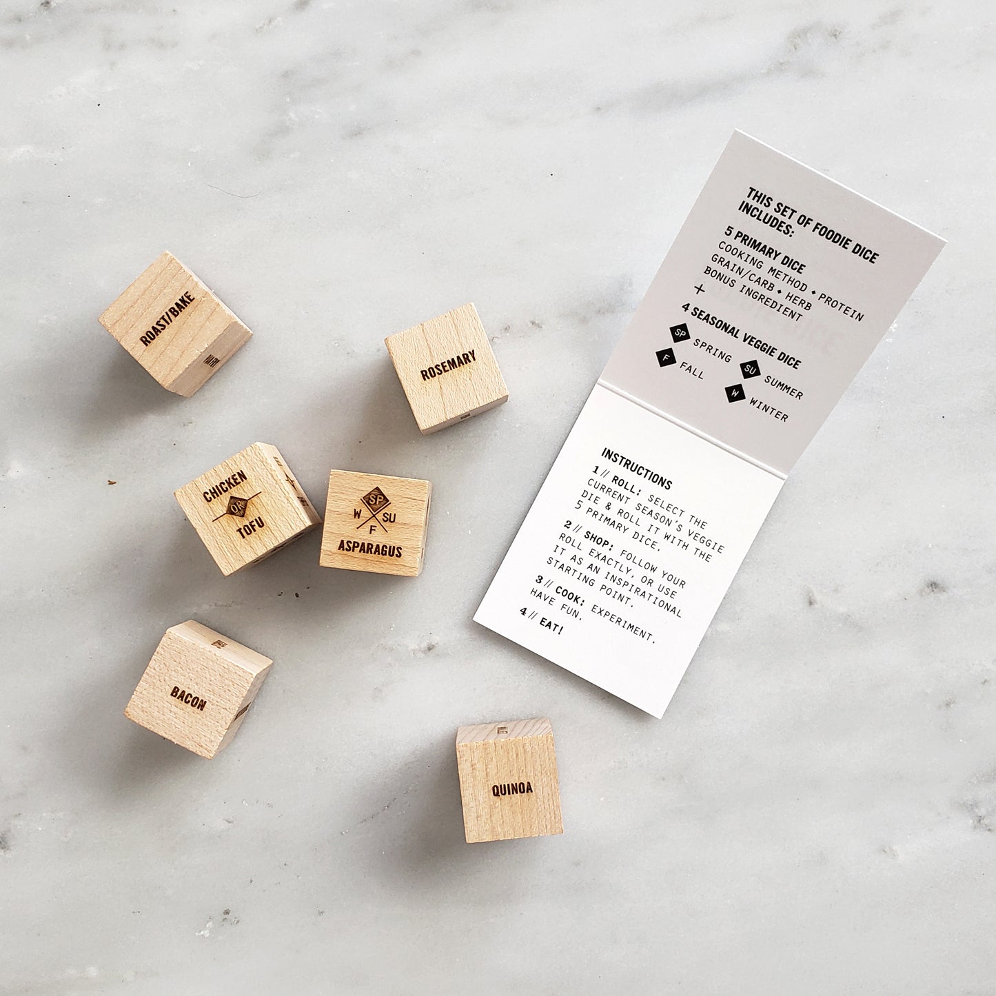 Foodie Dice - Foodie Gift for couples or coworkers